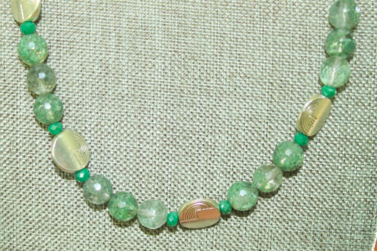 Green Phantom Quartz Necklace