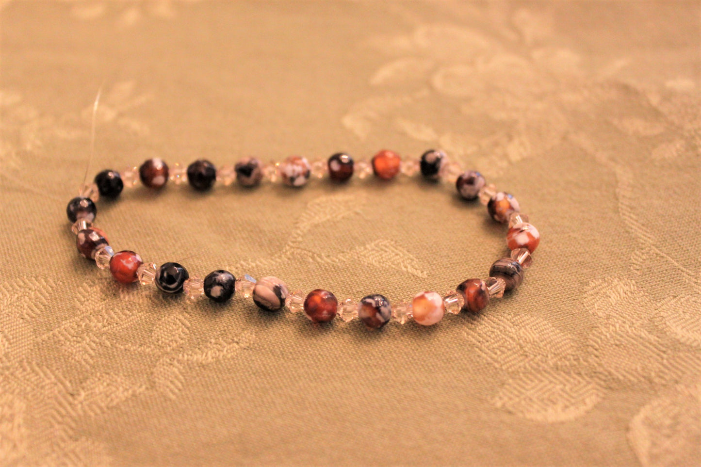 Agate Bead Bracelet