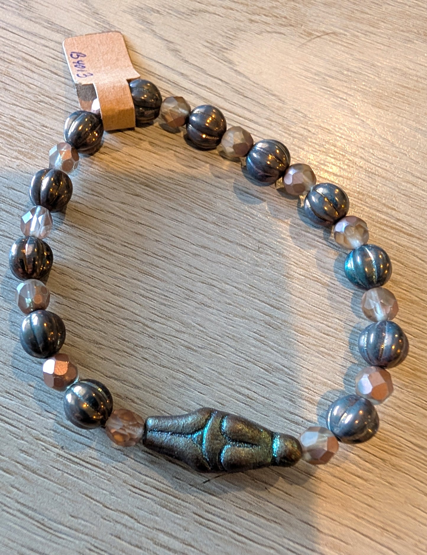 Czech Glass Goddess Bracelet