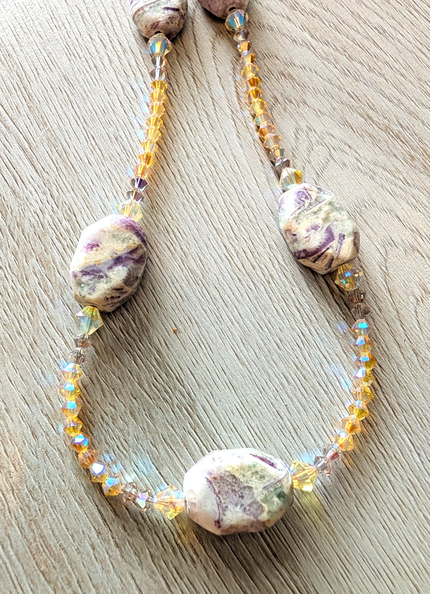 Purple Lace Jasper Necklace