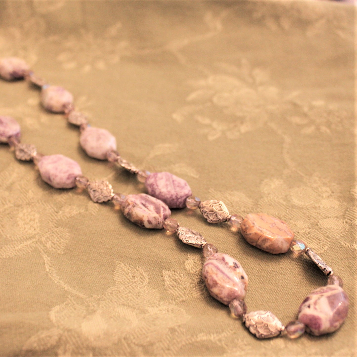 Purple Lace Jasper Necklace