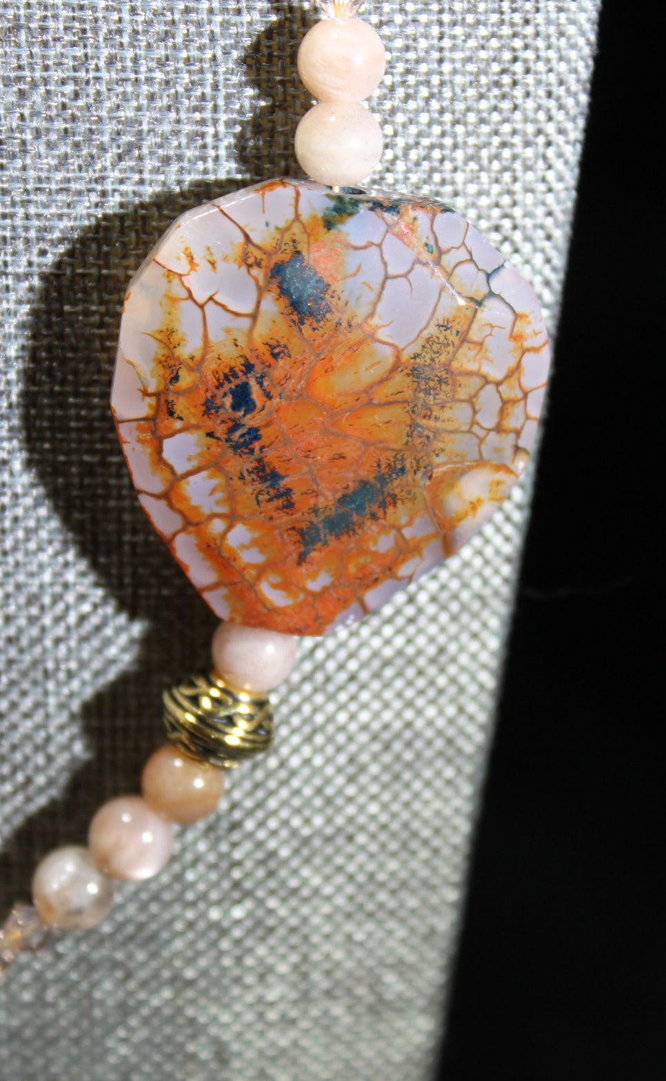 Quartz and Moonstone Necklace