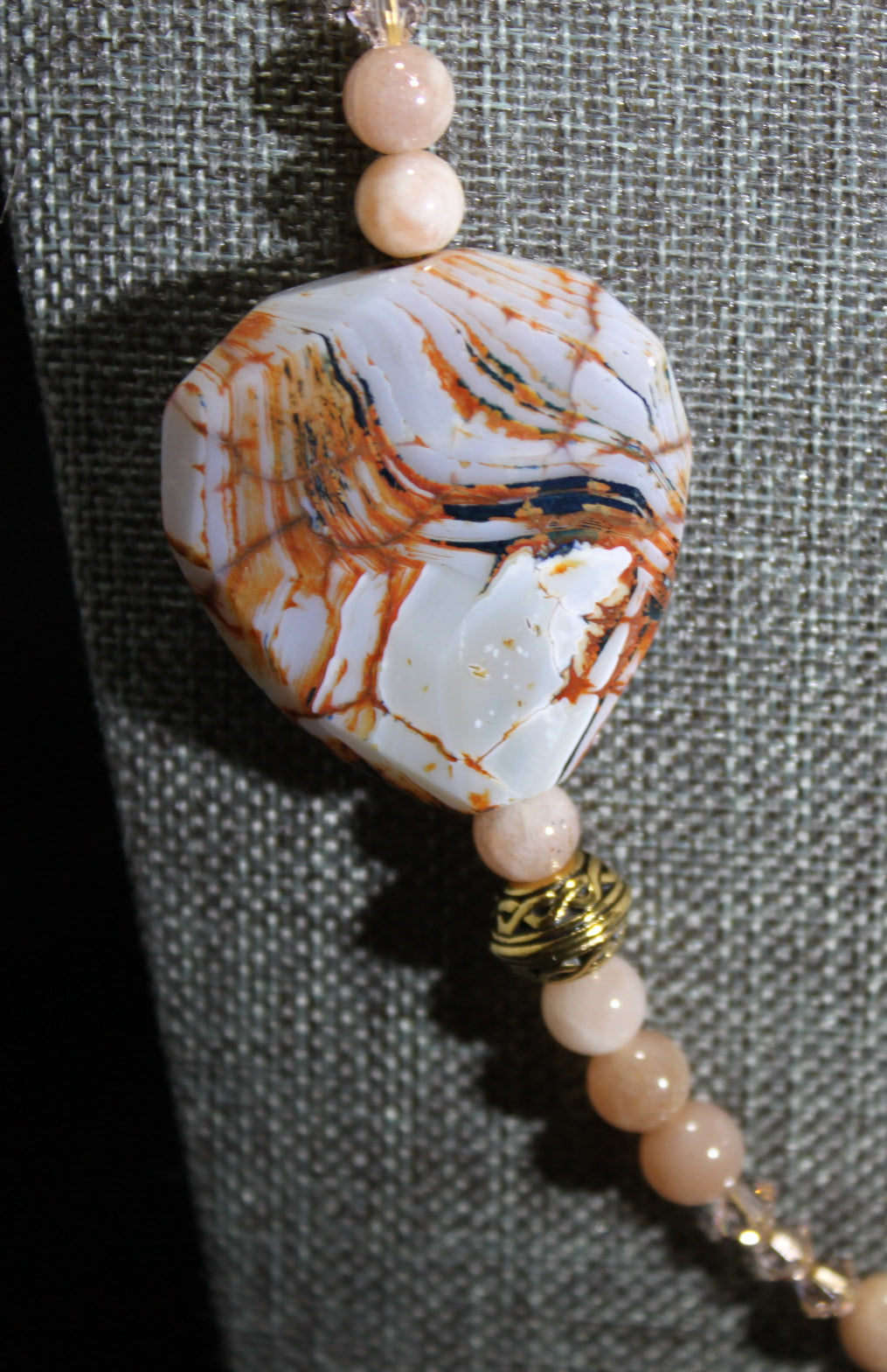 Quartz and Moonstone Necklace