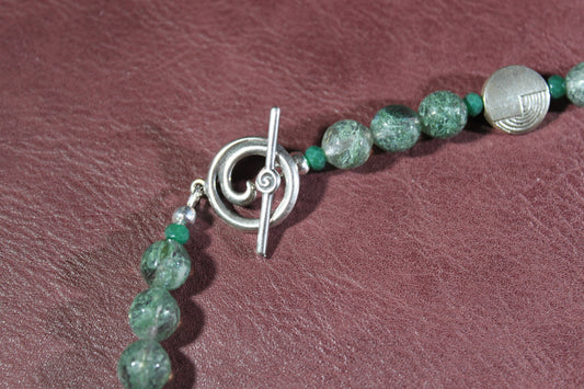 Green Phantom Quartz Necklace