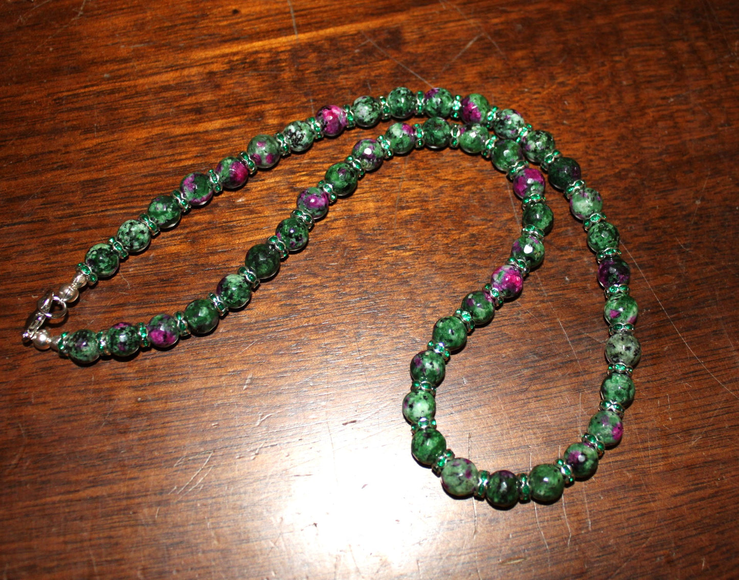 Ruby in Fuchsite Necklace