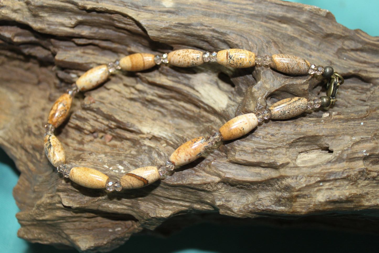 Picture Jasper Tube Bracelet