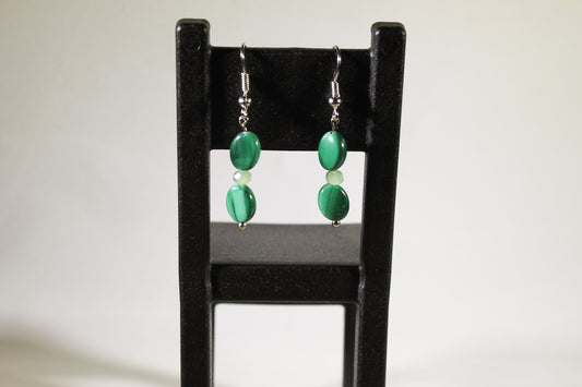 Malachite Earrings