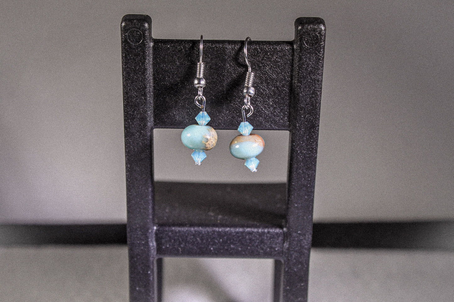 African Opal Earrings