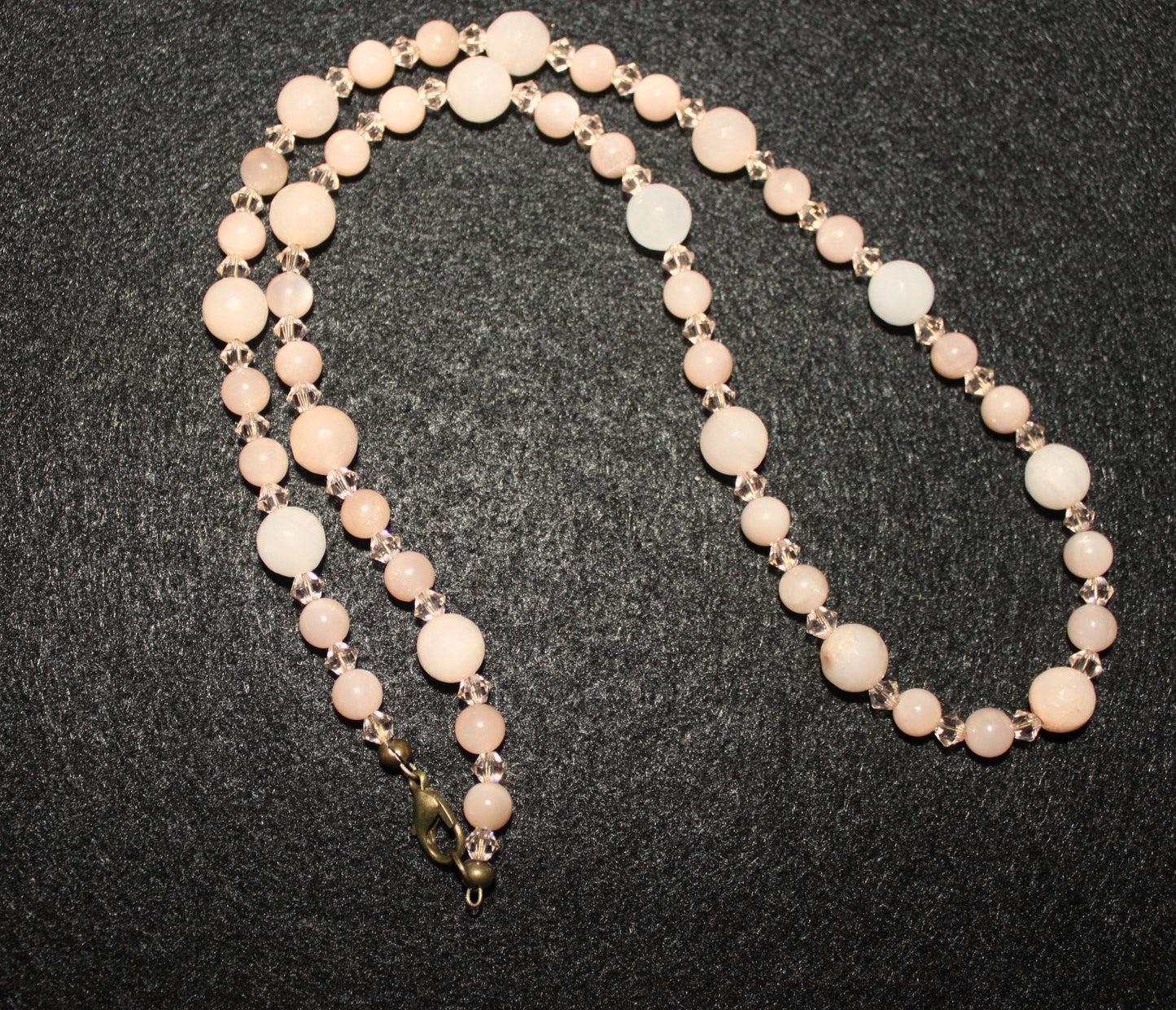Pink Aventurine and Pink Moonstone Necklace