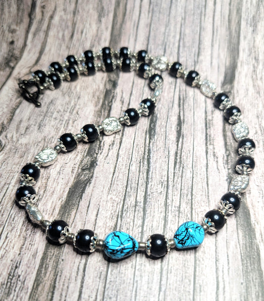 Large Glass Bead Necklace