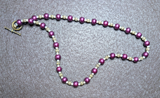 Glass Pearl Necklace